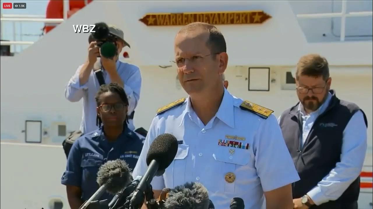 US Coast Guard Announcement by Rear Adm John Mauger on the loss of the