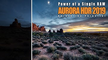 How To Make An HDR Photo From ONE FILE | Aurora HDR 2019