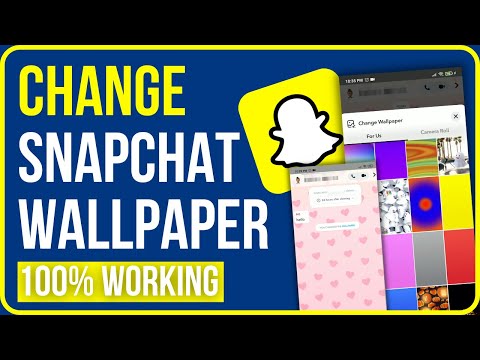 How To Change Snapchat Chat Wallpaper | How To Change Chat Background In Snapchat