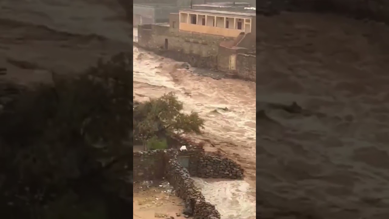 Flash Floods in Tata province, southern Morocco, passenger bus was swept away by floodwaters