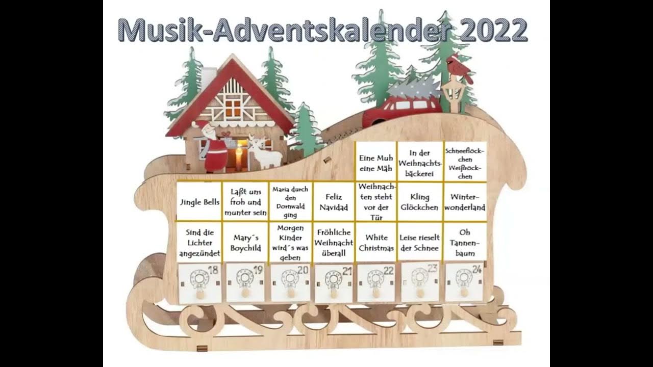 17.Dezember 2022, Musik Adventskalender mit dem Lied "Oh Tannenbaum" YouTube