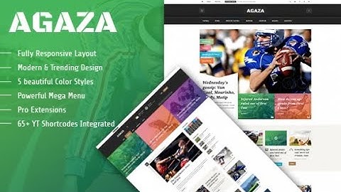 Smartaddons templates SJ Agaza FREE download