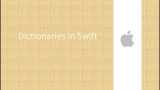 Dictionaries in Swift