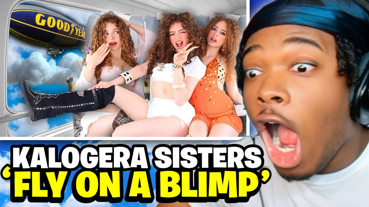 СЕСТРЫ КАЛОГЕРАС ВПЕРВЫЕ ЛЕТАЮТ НА ДИРИЖАБЛЕ!