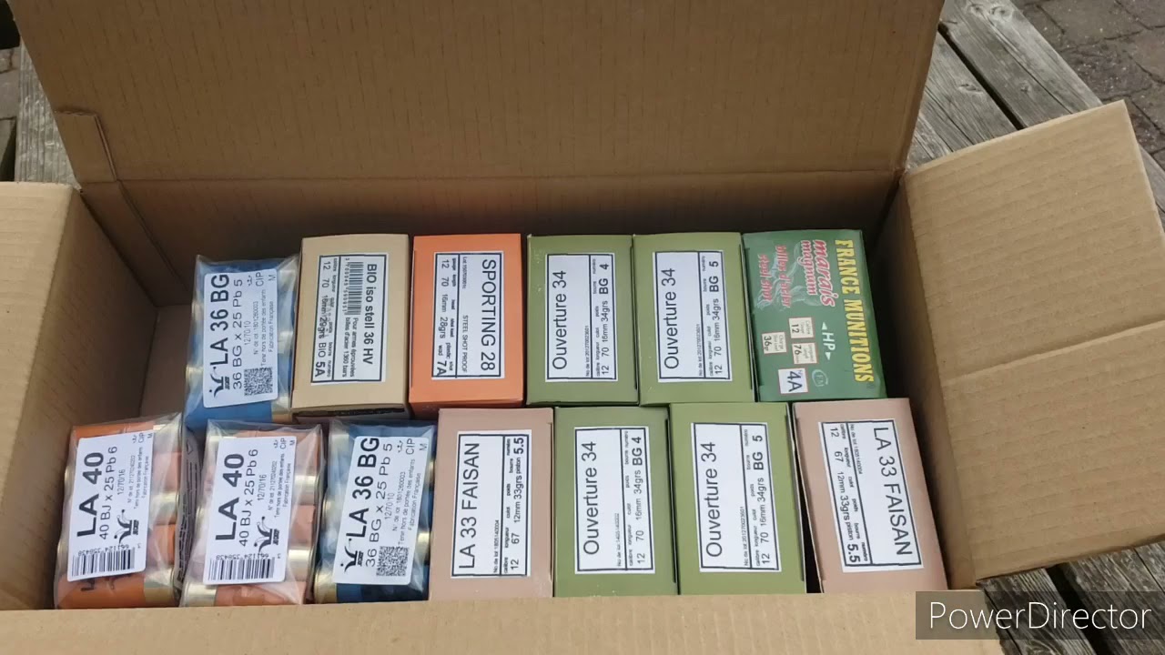 PRÉSENTATION DE MES CARTOUCHES DE CHASSES POUR CETTE ANNÉE  !  