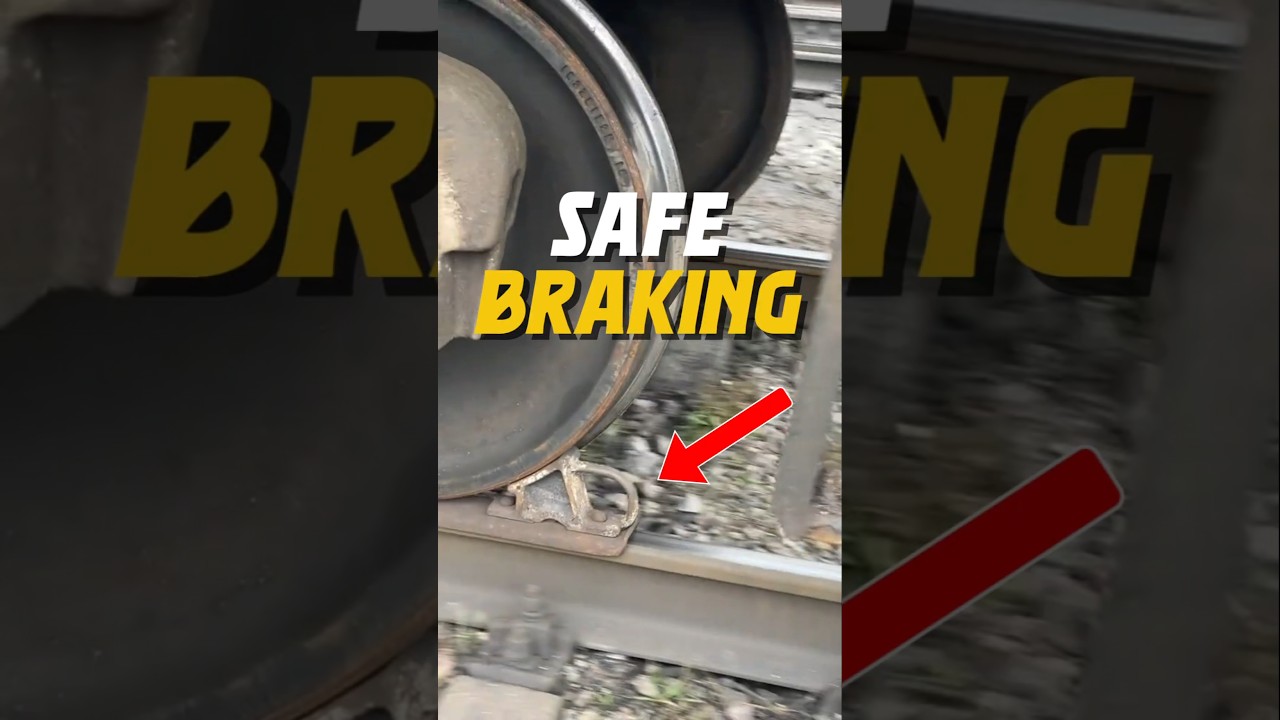 Brake shoes and buffer stops ensure railway safety by stopping trains and preventing derailments.