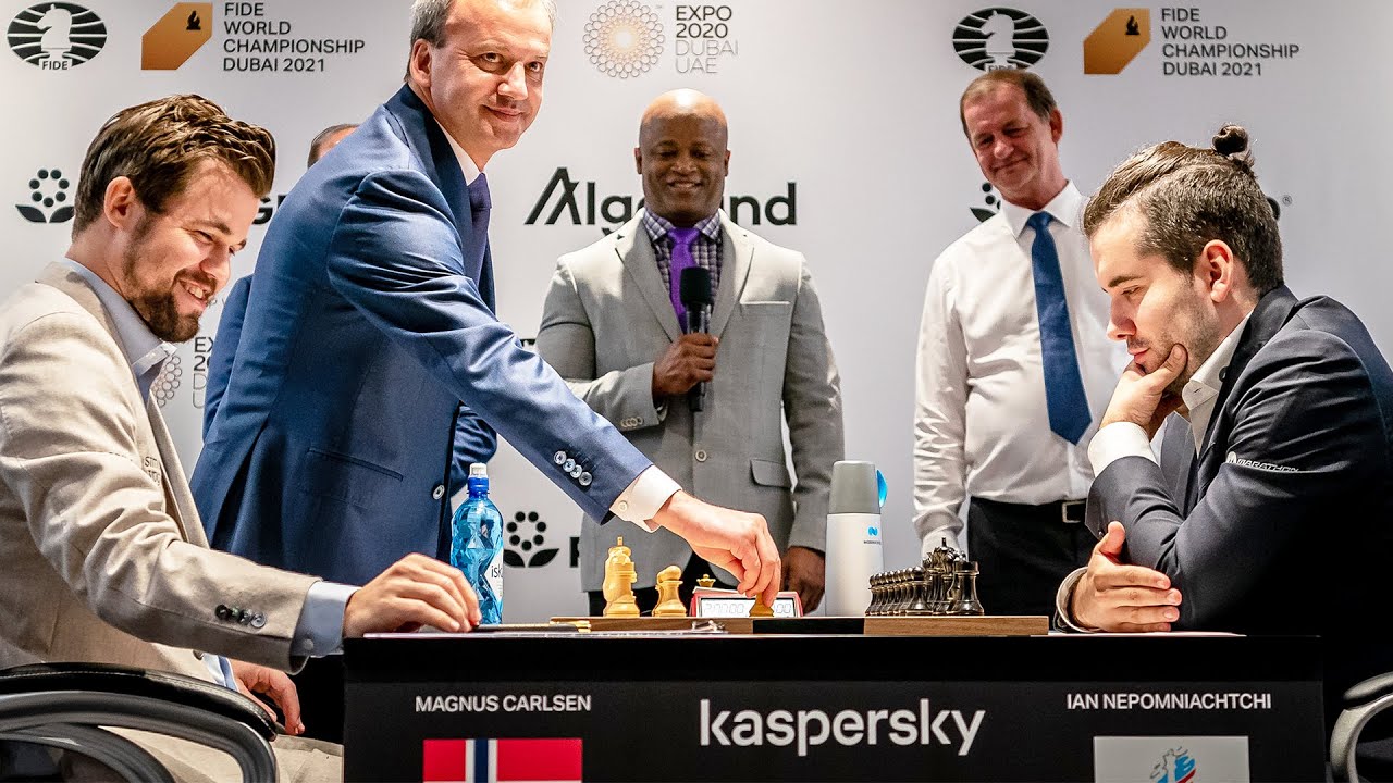 The world chess championship between Magnus Carlsen and Ian