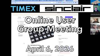 Timex/Sinclair Online User Group Meeting April 6, 2026