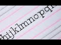 Typewriter font handwriting tutorial