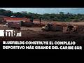 Bluefields avanza en la construcción de su coloso deportivo con un progreso del 8.8 %