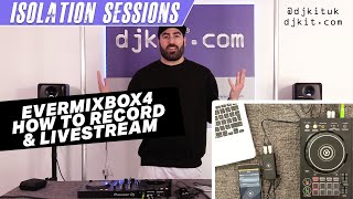 How to record & live stream DJ sets - EvermixBox4 - iOS / Android HACKS! #TheRatcave screenshot 5