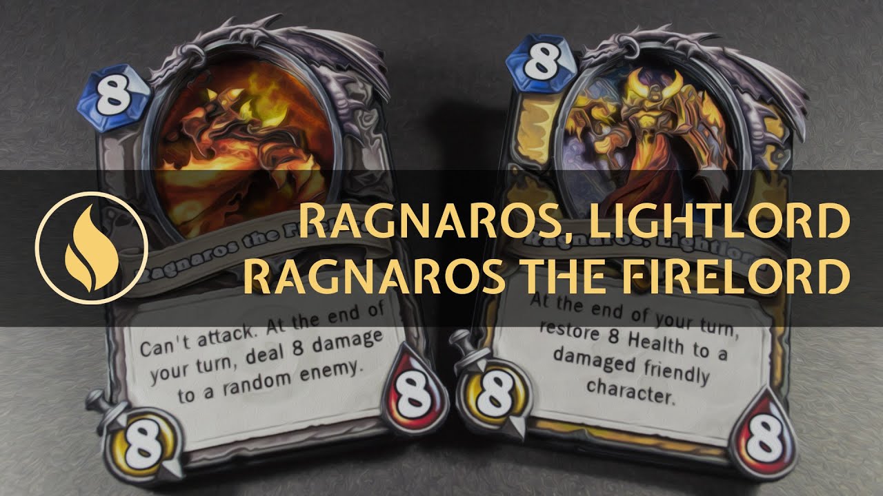 Hearthstone 3D: Ragnaros the Firelord & Ragnaros, Lightlord - YouTube