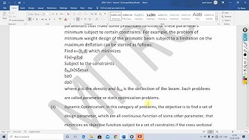 3CS2-01, AEM, Unit-1, L-3, Classification of Optimizatiion Problems by Sunil Kumar Sharma