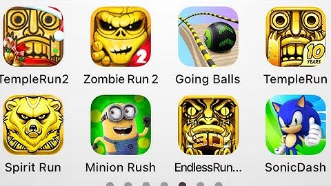 TempleRun2, zombie Run 2, Going Balls, TempleRun, Spirit Run, Minon Rush, Endlessrun,