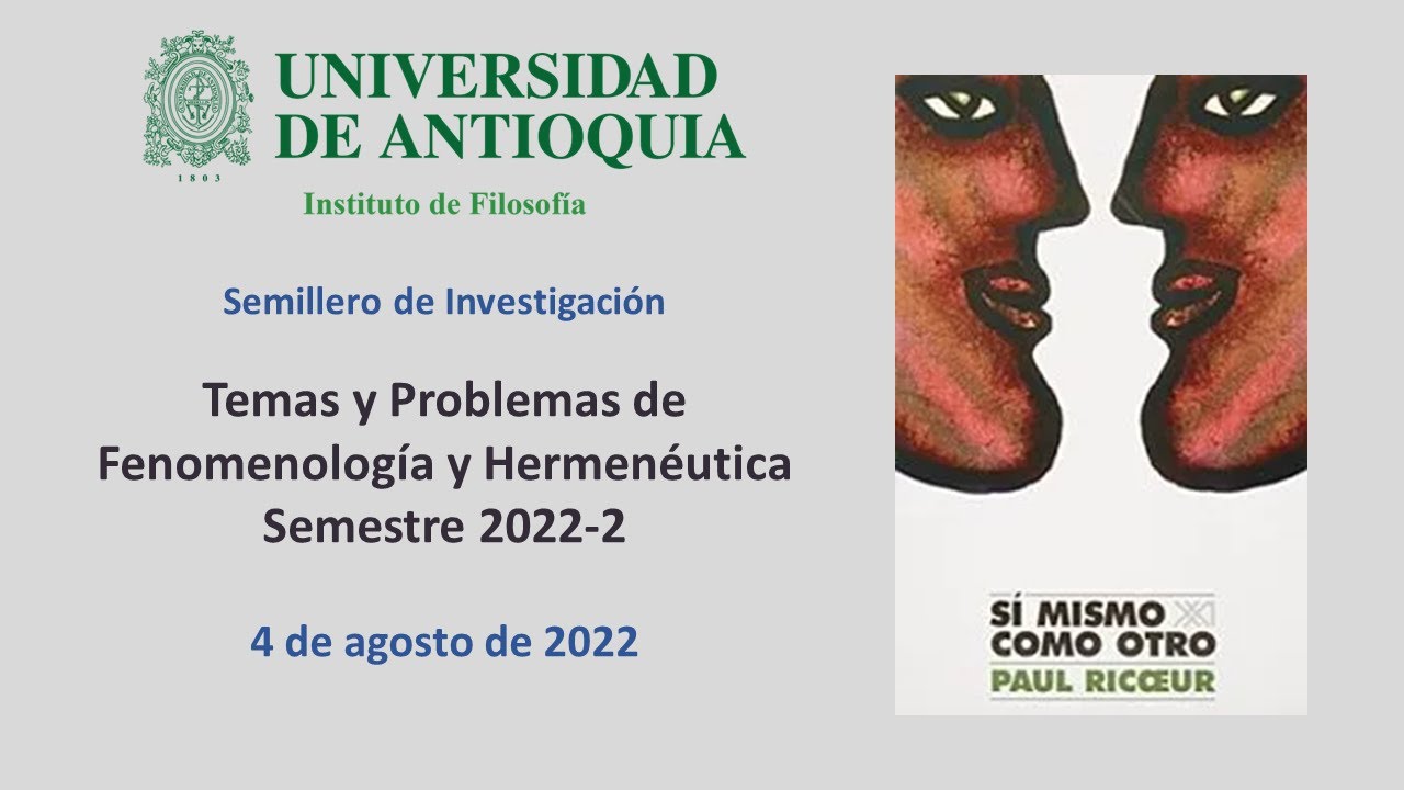 Semillero 2022-2: Paul Ricoeur 2/2
