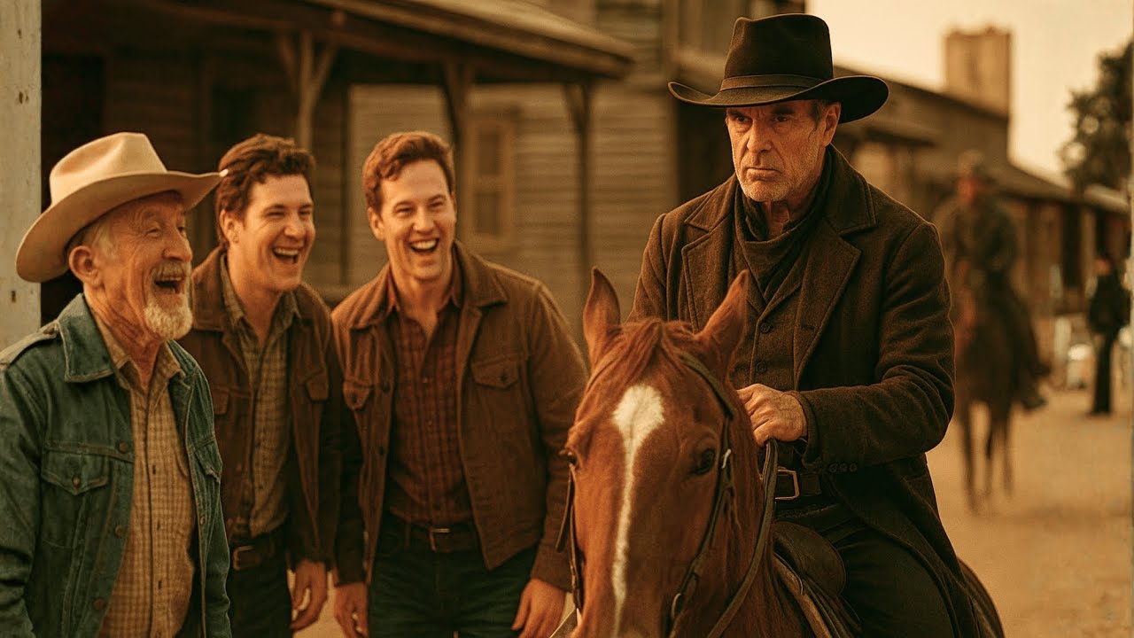 THEY LAUGHED AT THE OLD COWBOY—UNTIL THE GUNSLINGER RODE BACK TO SETTLE ...