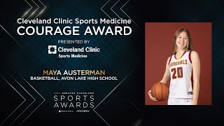 Maya Austerman's Journey of Courage | 2022 Cleveland Clinic Sports Medicine Courage Award