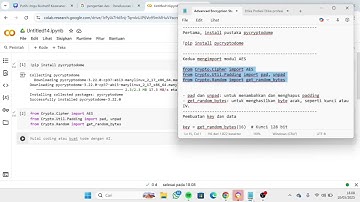 Implementasi Advanced Encryption Standard (AES) Dengan Google Colab