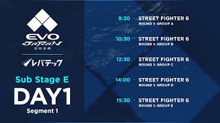 Day 1 Sub Stage E Segment 1 | EVO Japan 2026 presented by Levtech