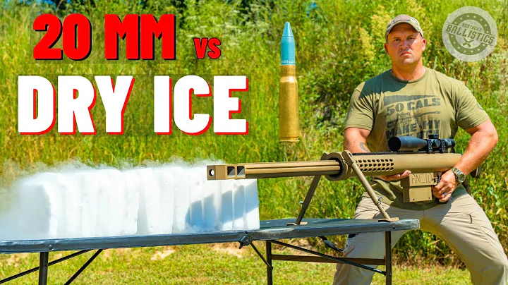 20MM vs DRY ICE (Can Dry Ice Stop A Bullet ???)