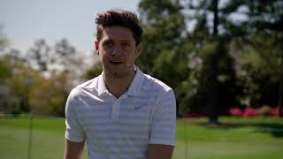 Niall Horan Tries the Drive, Chip and Putt