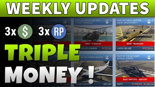 GTA TRIPLE MONEY THIS WEEK & DISCOUNTS | GTA Online Weekly Update (NEW DEADLINE RACES)