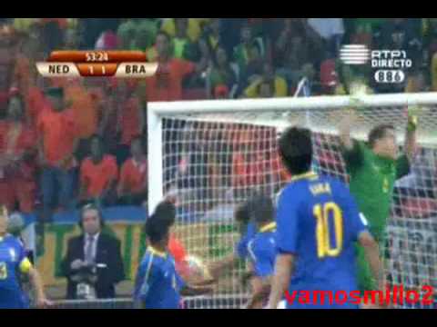 Holanda 2 Brasil 1 - Mundial Sudafrica 2010