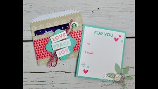Facebook Live 11/17/2022 North Pole Sack Gift Card Holders and Craft Show Shadowbox