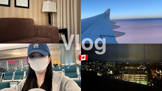 밴쿠버유학생 Vlog | 대한항공 기내Vlog | 캐나다 입국 후기 | 래디슨호텔후기 | 자가격리 브이로그