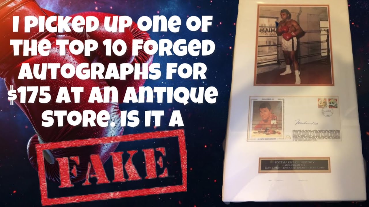 Muhammad Ali autograph! Legit?? My BEST Deal To Date!