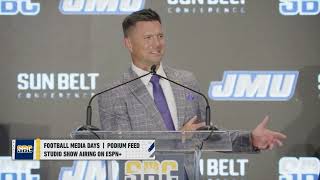 James Madison - 2025 Sun Belt Conference Football Media Days