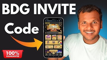 Bgd Invite Code । bdg invite code kaha hota hai । bdg refer kaise kare।