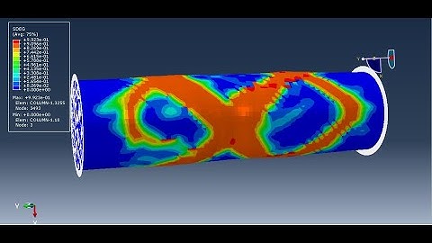 Simulation compression test of CFRP composite spirals in circular hollow UHPC columns in Abaqus