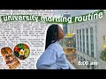 my 8am online school morning routine *productive | college finals week (2021)