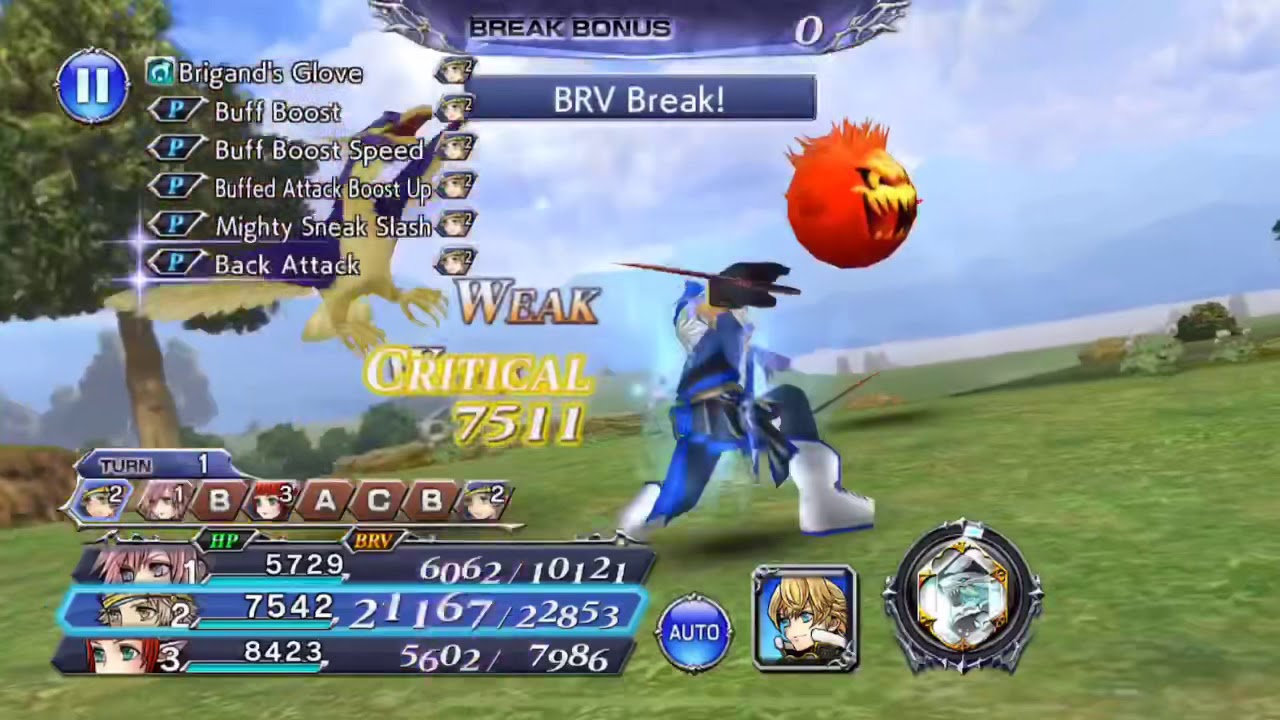 Dissidia Final Fantasy Opera Omnia [EX Battle] - Locke (Treasure Hunting EX)