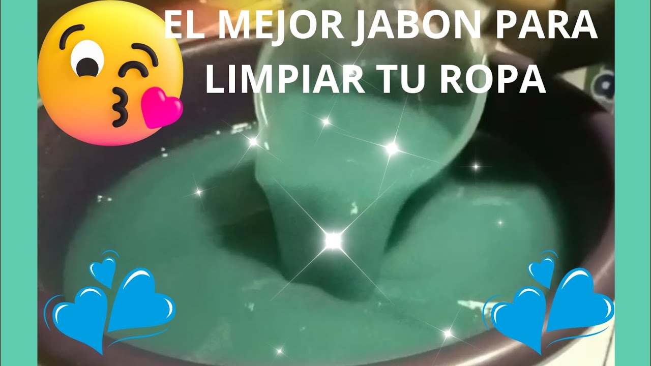 EL MEJOR JABON PARA ROPA MUY SUCIA BLANCA Y DE COLOR 👍 ECONÓMICO 