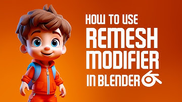 How to Use the REMESH Modifier in Blender! Deepak Graphics