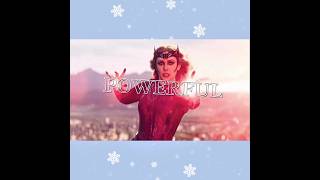 😍 "Beautiful, Powerful, Dangerous, Cold... chaos magic (scarlet witch ᱬ) can't be controlled..." 🎶