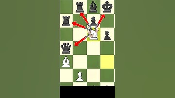 Knight Chess GOAT fork #chess #chessknight #knight #chessedit #edits