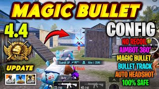 BGMI 4.4 🔥MAGIC BULLET TRACKING AUTOHEADSHOT CONFIG FILE | HIGH DAMAGE AIMBOT CONFIG BGMI,GL,KR 4.4 screenshot 1