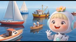 Boats &amp; Ships ⛵ Splash and Sail! | Kids Learning Song