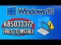 FIX Windows Update KB5033372 Not Installing  In Windows 10 - Error Code 0x800F0922