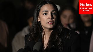 WATCH: AOC Responds To Constituent Who Says U.S. Is 'Funding A Genocide' In Gaza