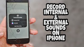 How to record internal sound as well as external on iphone