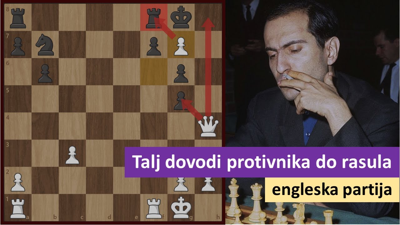 Ubojita partija Mihaila Talja dovodi protivnika do rasula - engleska partija