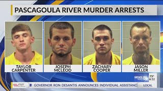 Four people now charged in death of man found in Pascagoula River