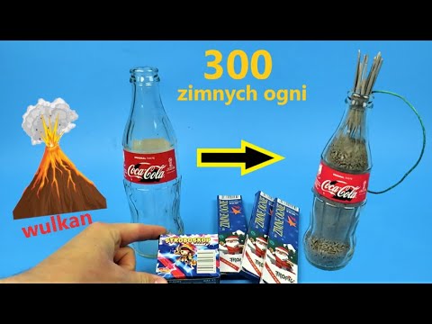 Coca Cola VOLCANO with Sparklers I EXPERIMENT