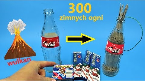 Coca Cola VOLCANO with Sparklers I EXPERIMENT