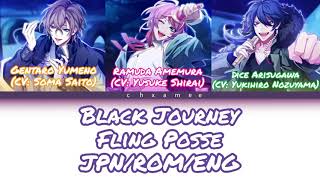 BLACK JOURNEY - FLING POSSE - JPN/ROM/ENG (COLOR CODED LYRICS)