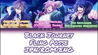 BLACK JOURNEY - FLING POSSE - JPN/ROM/ENG (COLOR CODED LYRICS)